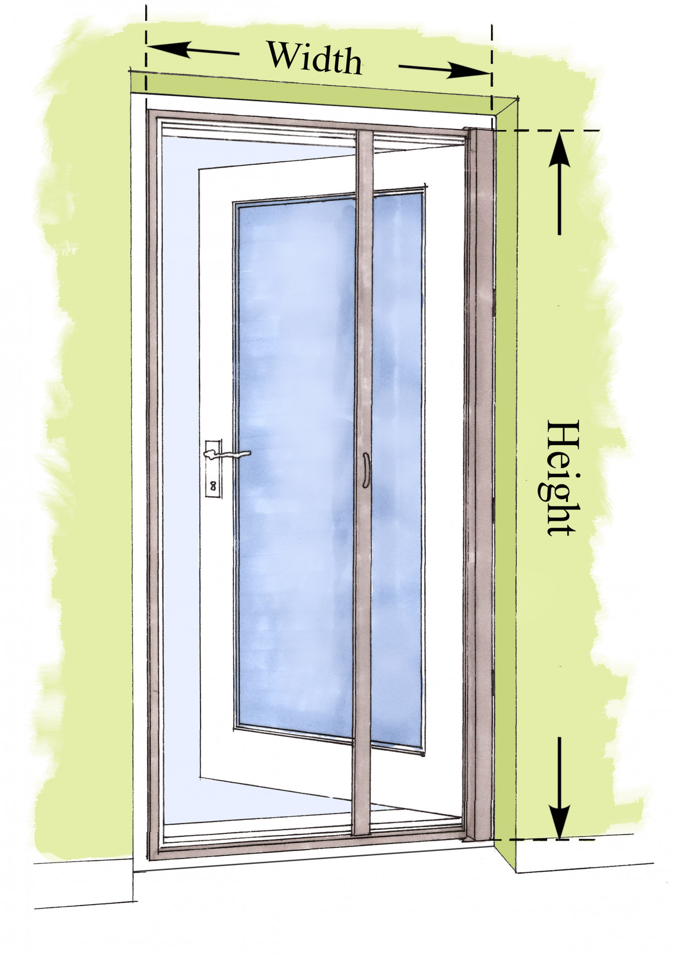 Door Roller Fly Screen - Keep Insects and Flies out! | Streme